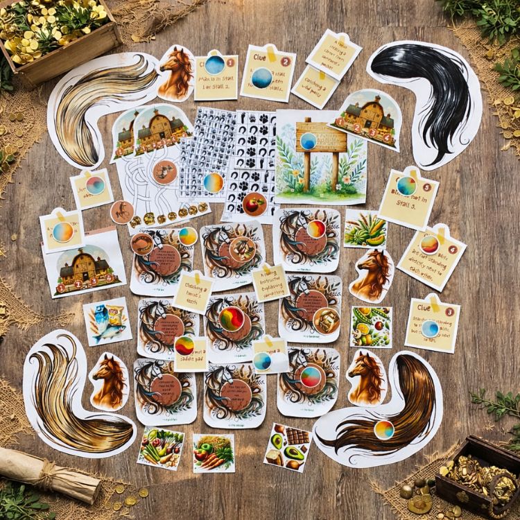 Horse Scavenger Hunt 3 Horse Scavenger Hunt - invitations and certificates