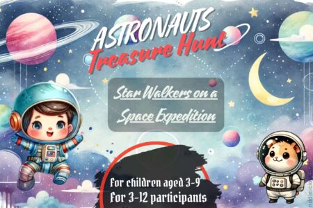 Launch an exciting printable astronaut scavenger hunt for kids ages 3–9. This space-themed treasure hunt features cute astronaut characters, fun clues, and an engaging cosmic adventure—perfect for birthday parties, classrooms, and group activities for 3–12 participants.