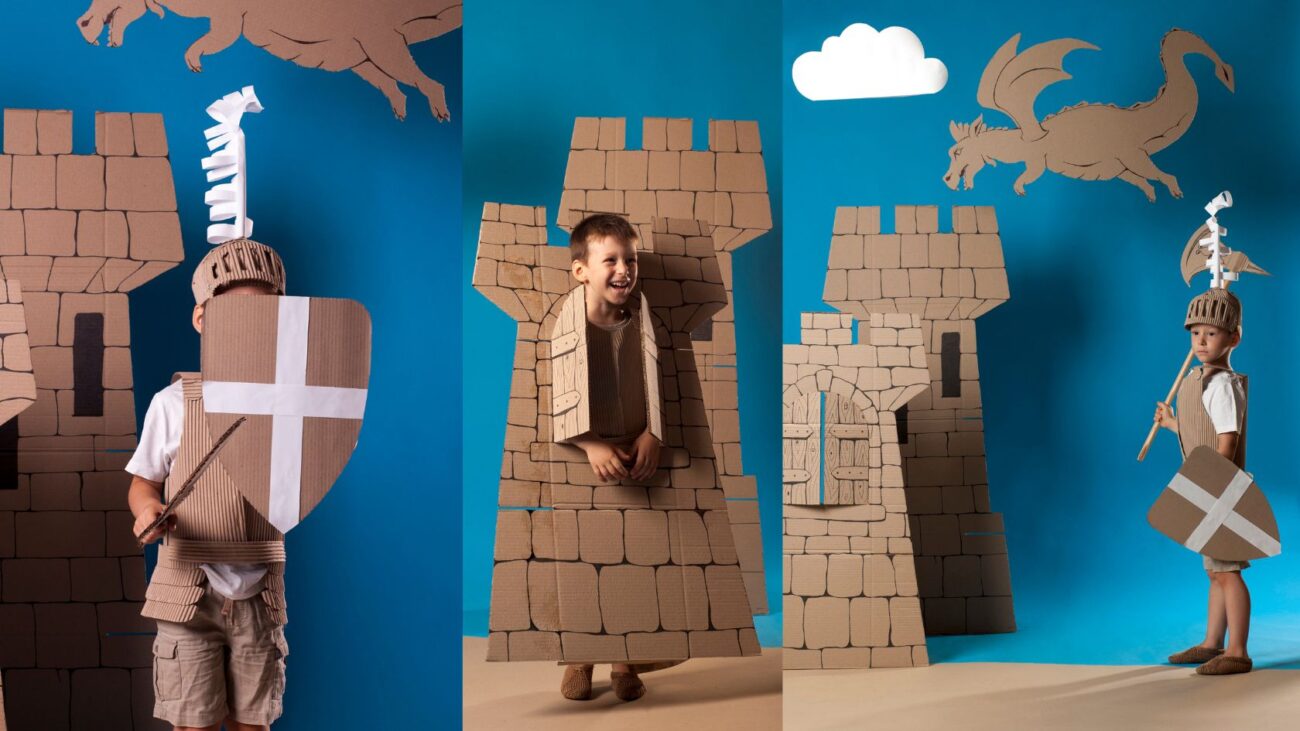 Scavenger hunt for a knight party 4 Extended knight scavenger hunt with castle and DIY ideas