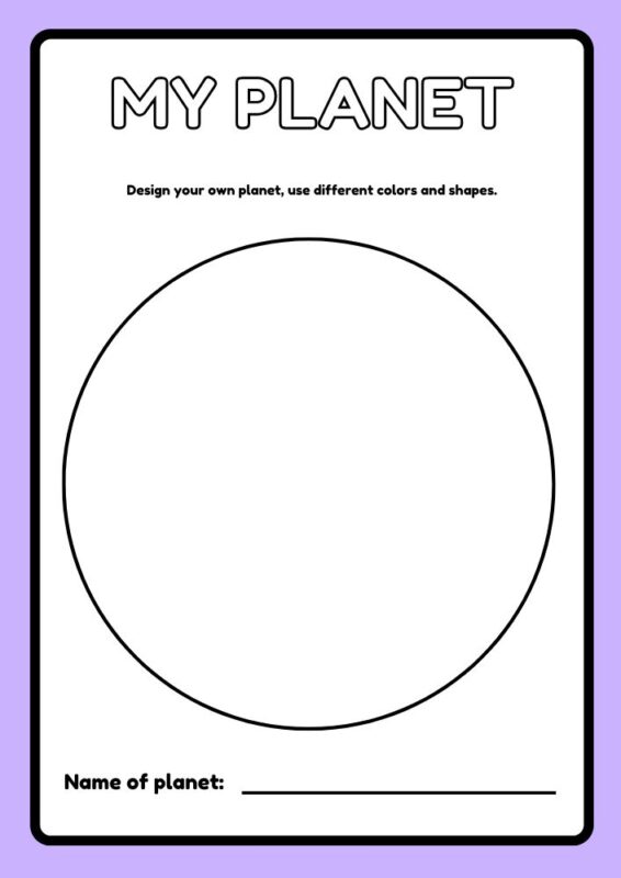 Kids astronaut coloring book with learning activities