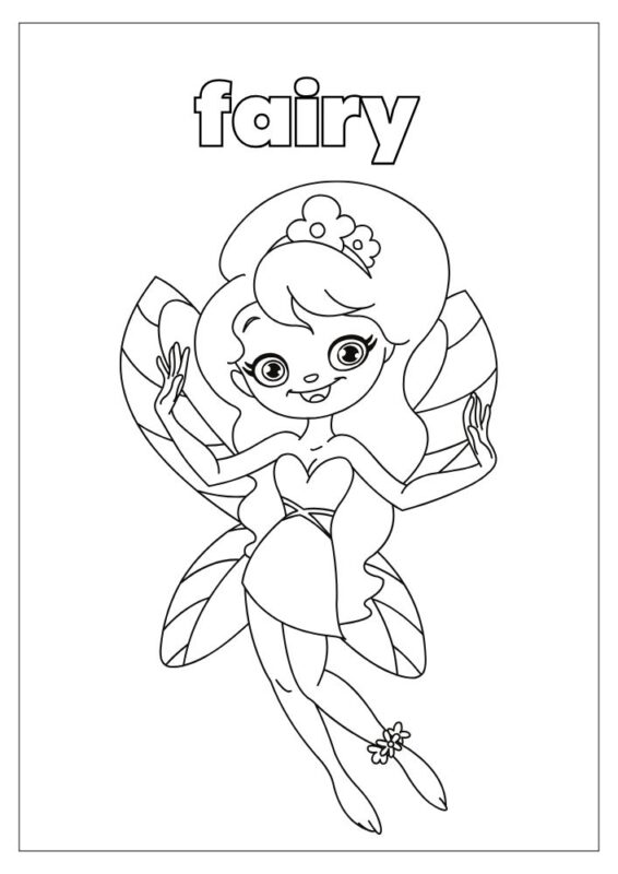 Free printable fairy tale coloring pages for kids