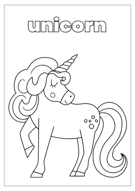 Fantasy storybook coloring page printable