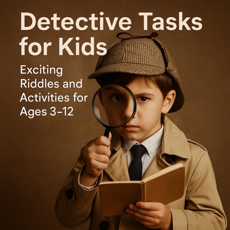 30 Detective Riddles and Tasks for Kids (Ages 4–12)