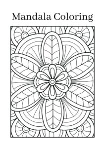 Free mandala coloring pages for children