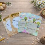Printable clue hunt certificates and colorful scavenger hunt birthday invitations for kids party