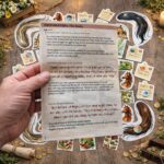 Printable horse treasure hunt story page introducing the riding stable adventure for children’s party game