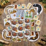 Horse riding stable themed treasure hunt printable pack with instructions, clues, and game stations for kids