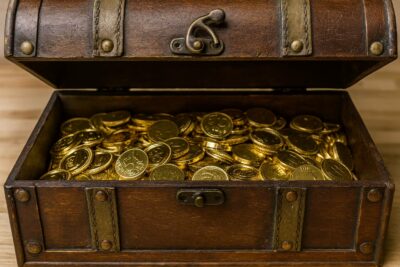 Schatz aus der Natur – Muscheln, Steine und Co., schatzkiste füllen