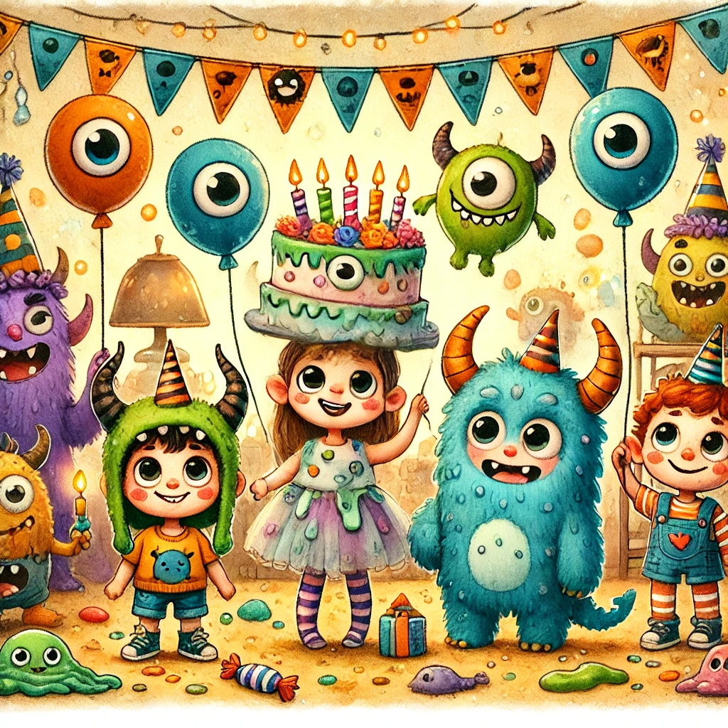 kindergeburtstag-monster-feier