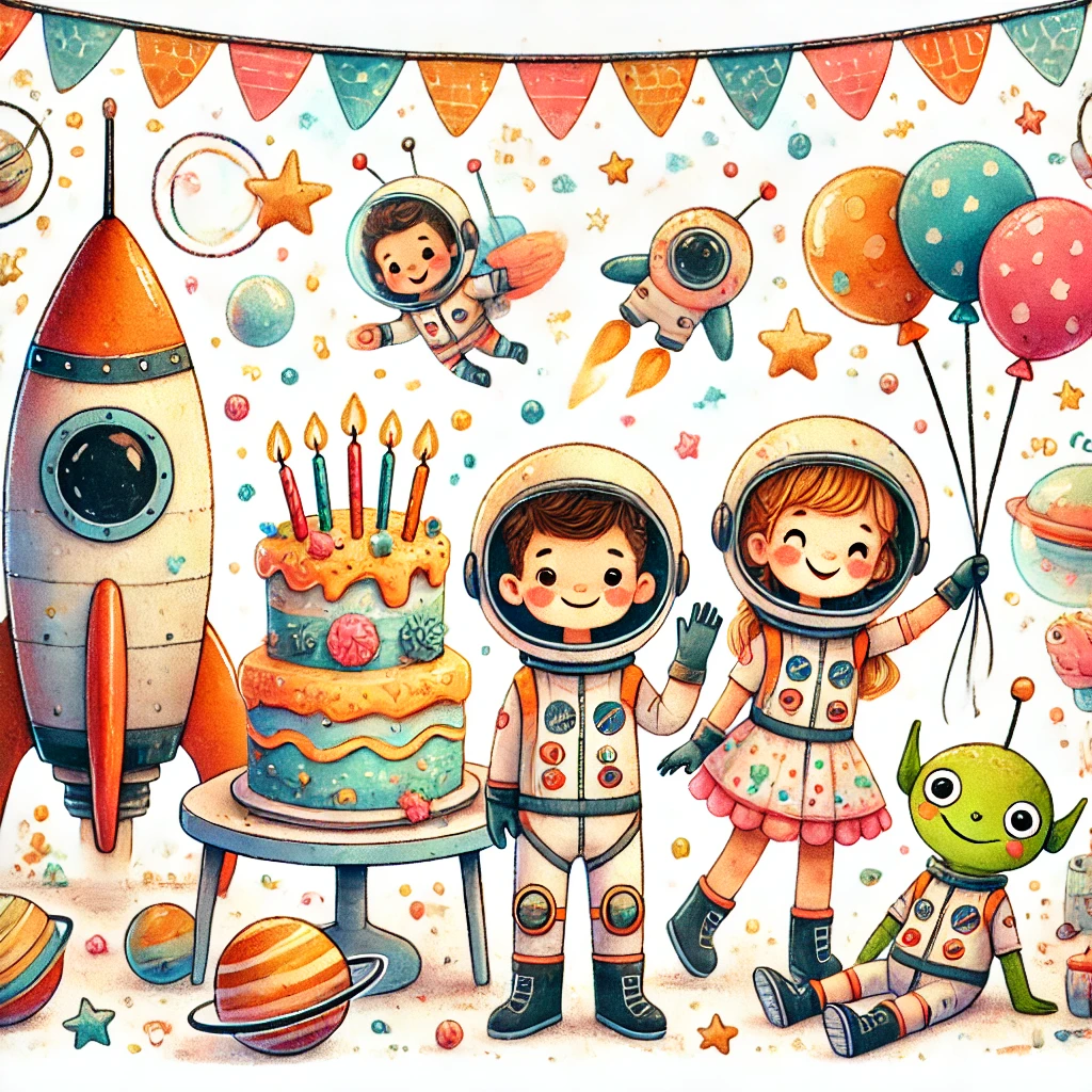 kindergeburtstag-weltraum-feier