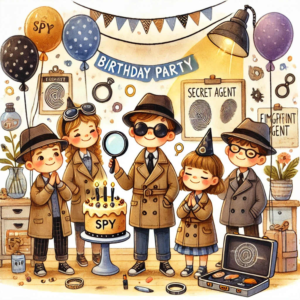 kindergeburtstag-spion-feier-illustration