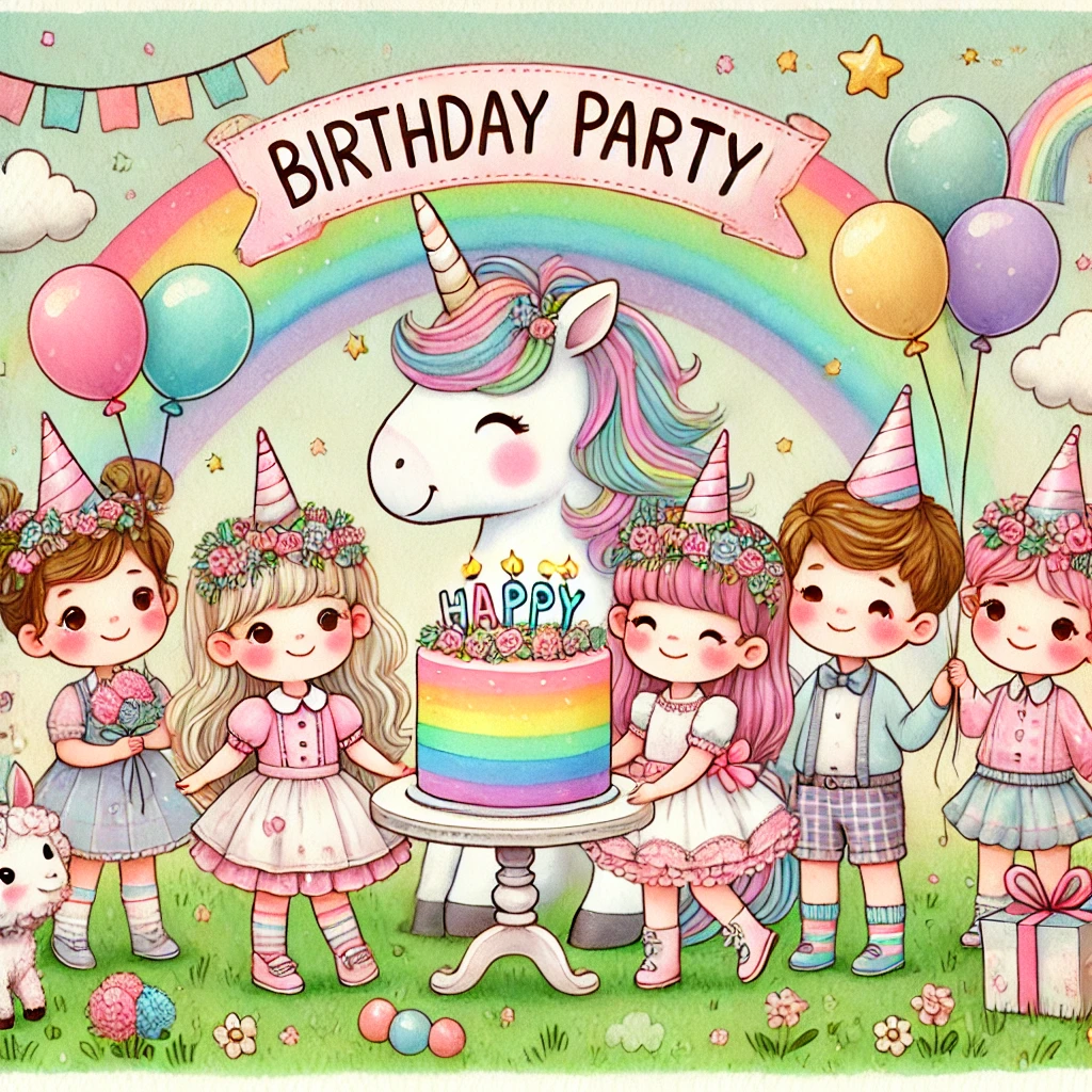 kindergeburtstag-einhorn-feier-