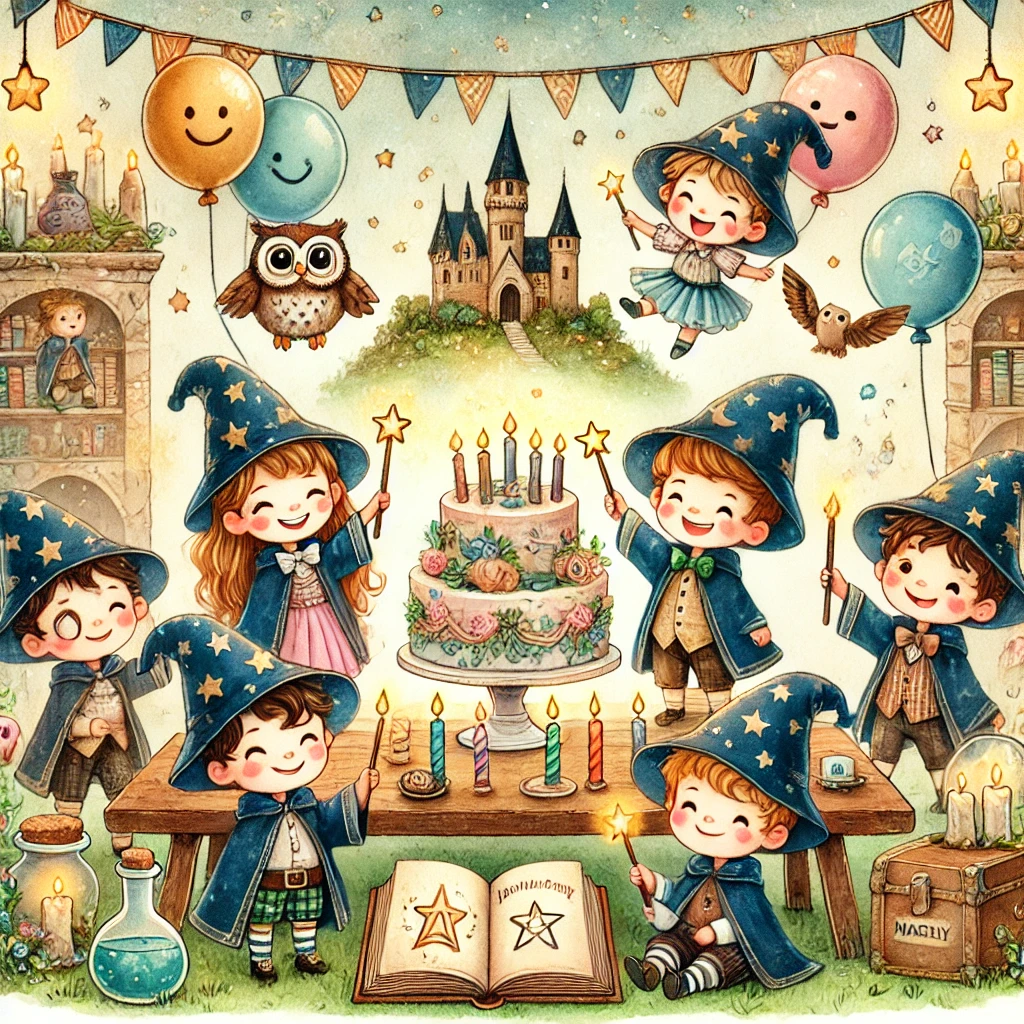 kindergeburtstag-zauberer-feier