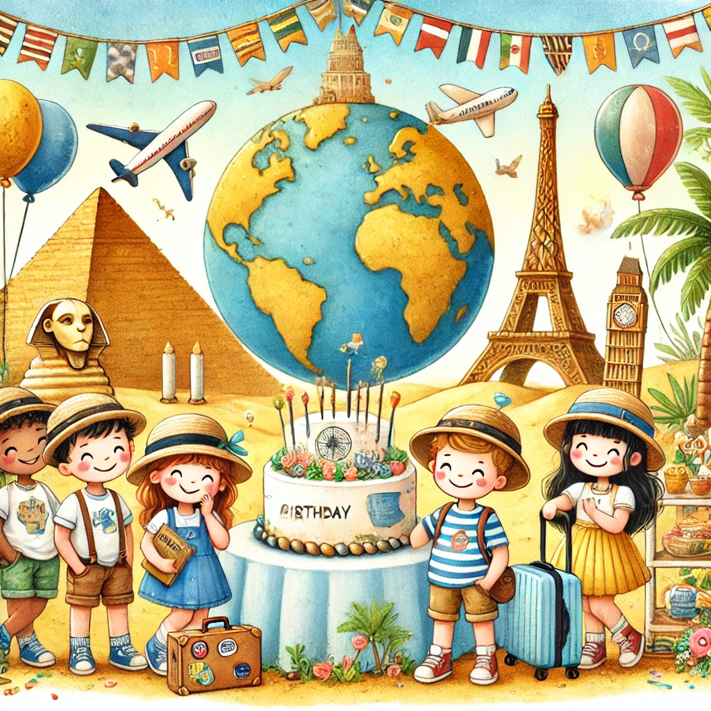 kindergeburtstag-weltreise-feier