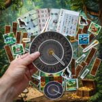 Printable secret code decoder wheel for kids jungle scavenger hunt and treasure hunt puzzles