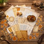 Complete Egypt scavenger hunt kit for kids with mazes, hieroglyph puzzles, and printable activities