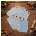 Printable Egypt scavenger hunt game for kids with instructions and puzzle stations