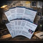 Kids spy scavenger hunt printable with secret code cards, toy phone prop and number clues for a detective mission game