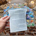 Mermaid scavenger hunt story card featuring a magical underwater adventure for children
