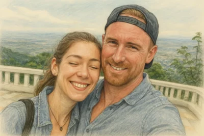 Arne and Sarah from the Riddlelicious team