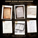 Murder Mystery Game - Crime Scene Investigation Reports