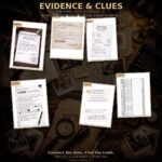 Murder Mystery Game - Evidence and Clues Collection