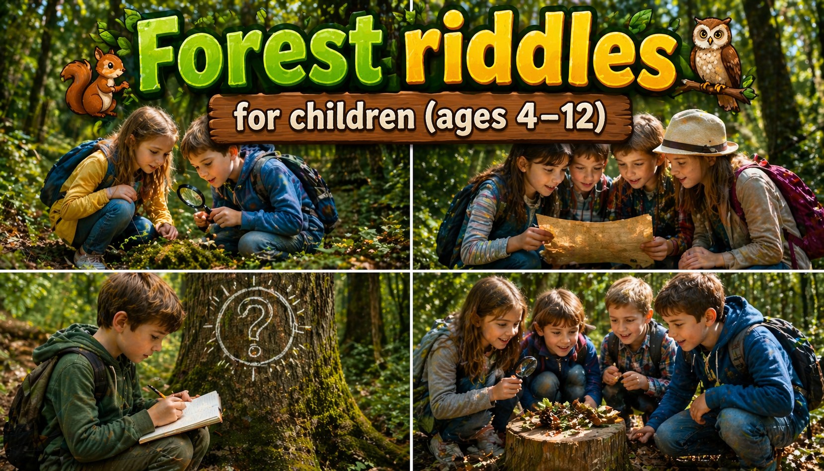 Forest riddles for children (ages 4–12)