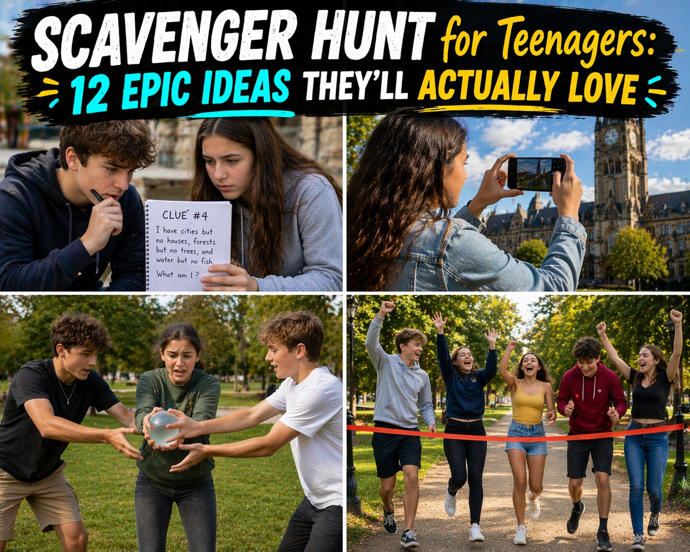 Scavenger Hunt for Teenagers: 12 Epic Ideas They’ll Actually Love