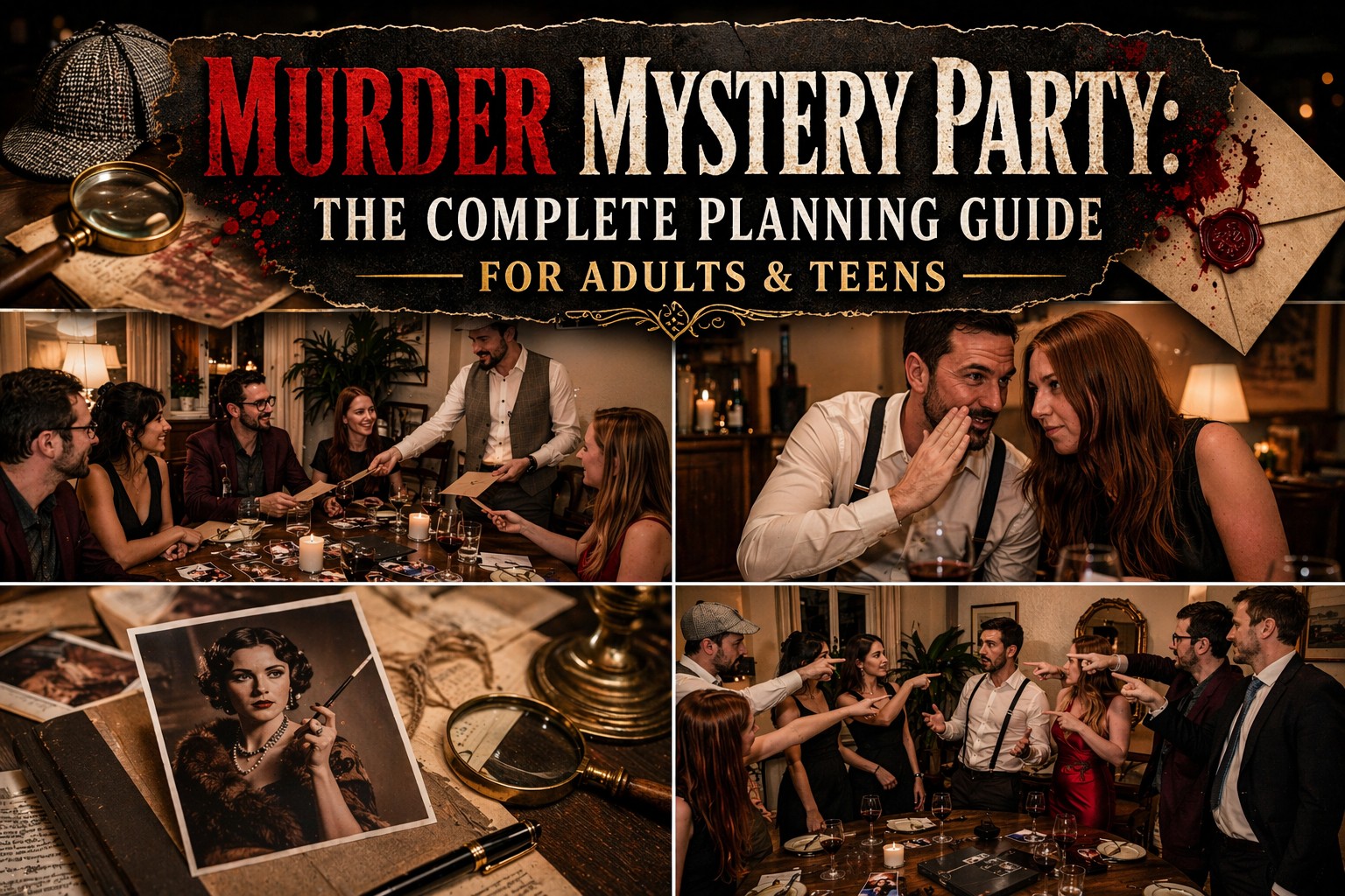 Murder Mystery Party: The Complete Planning Guide for Adults & Teens