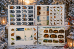 Printable winter scavenger hunt activities for kids featuring animal tracks, hibernation, winter rest, and woodland animal sorting games.