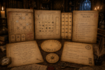 Printable wizard escape room kit with magical prison mystery, story introduction, clue cards, and puzzle stations for teens and adults.